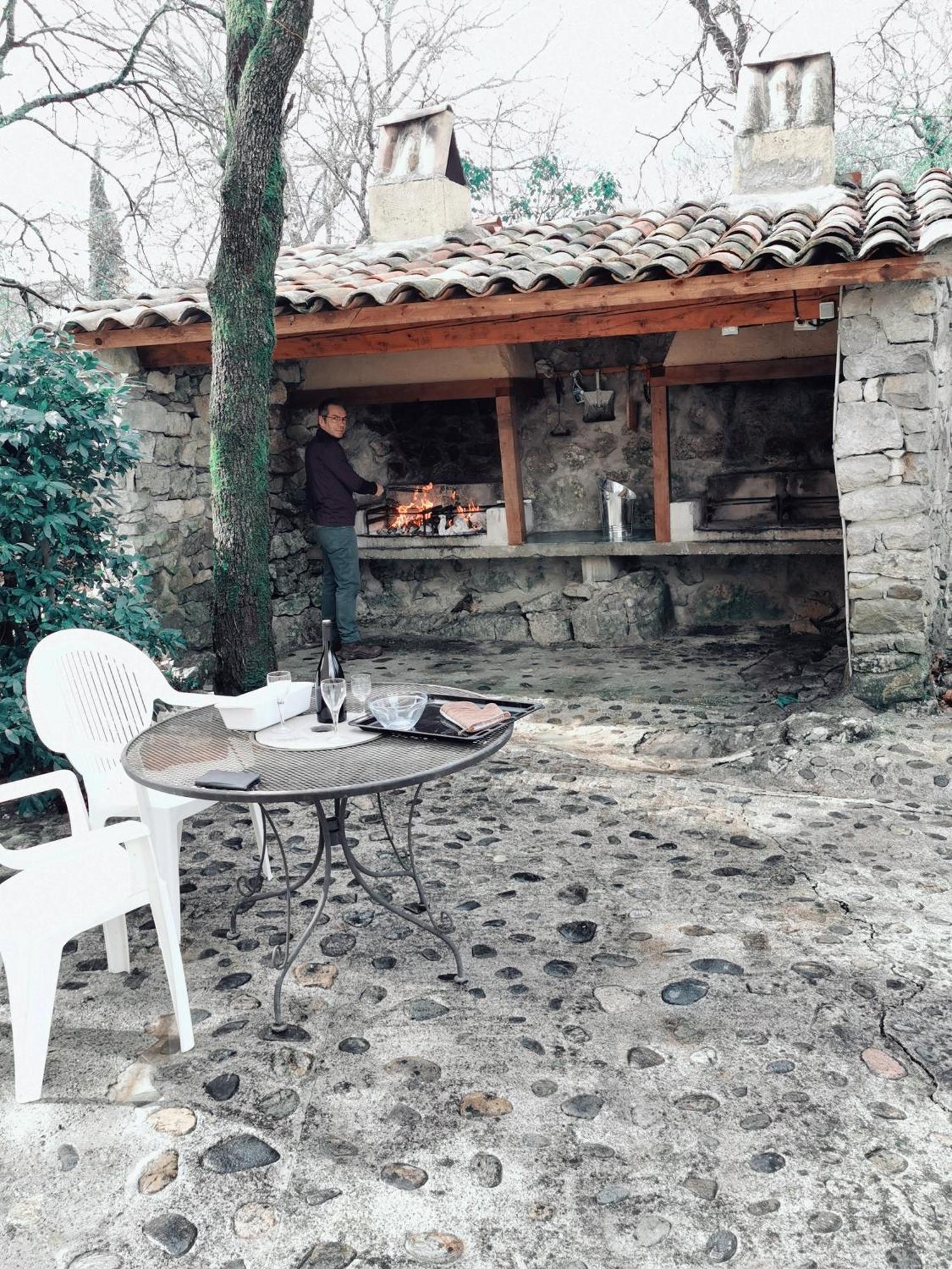 Gites La Bambouseraie Labeaume Bagian luar foto